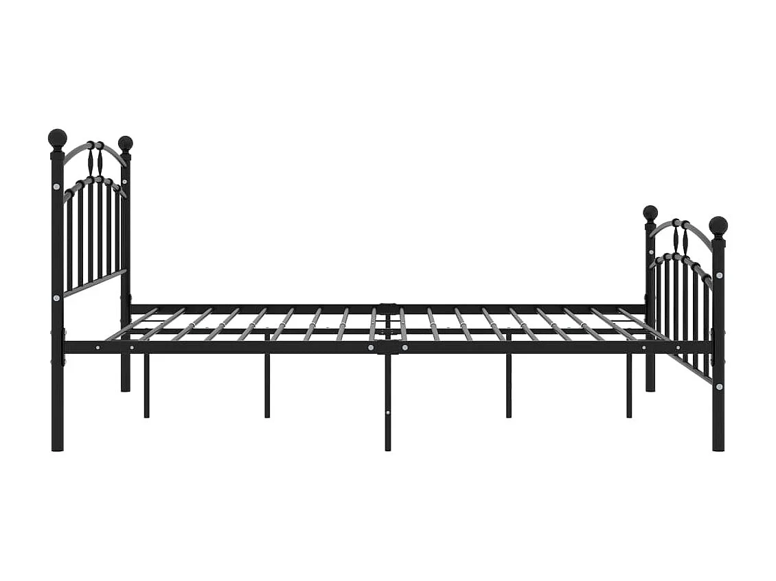 Cama 200x200 cm metal preto PT799664