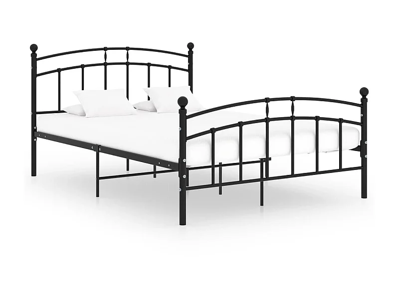 Bedframe metaal zwart 200x200 cm NL10459