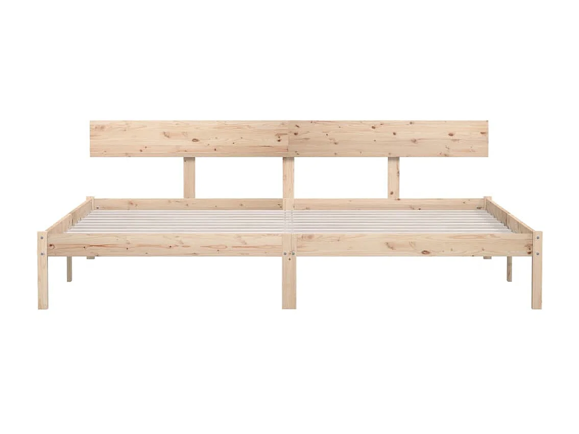 Bedframe massief grenenhout 200x200 cm NL56686