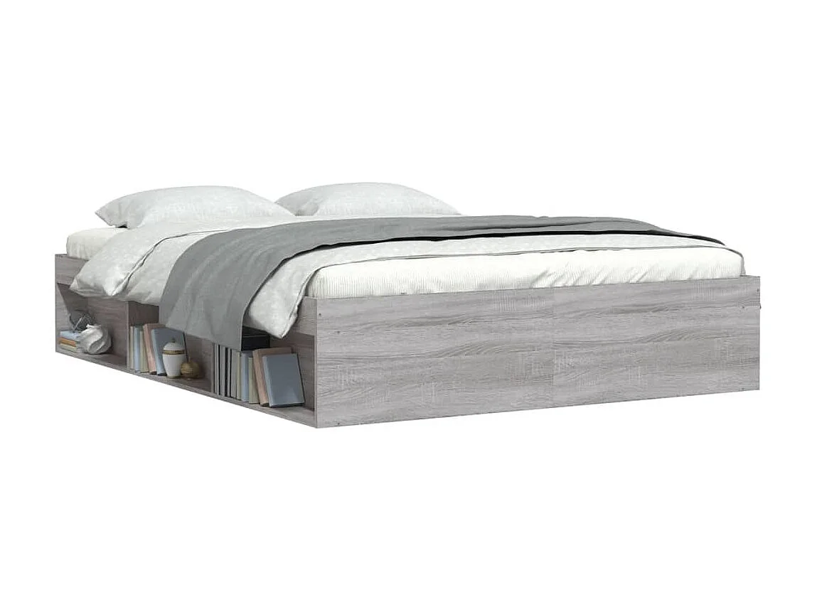 Cama 140x190 cm cinzento sonoma PT998602