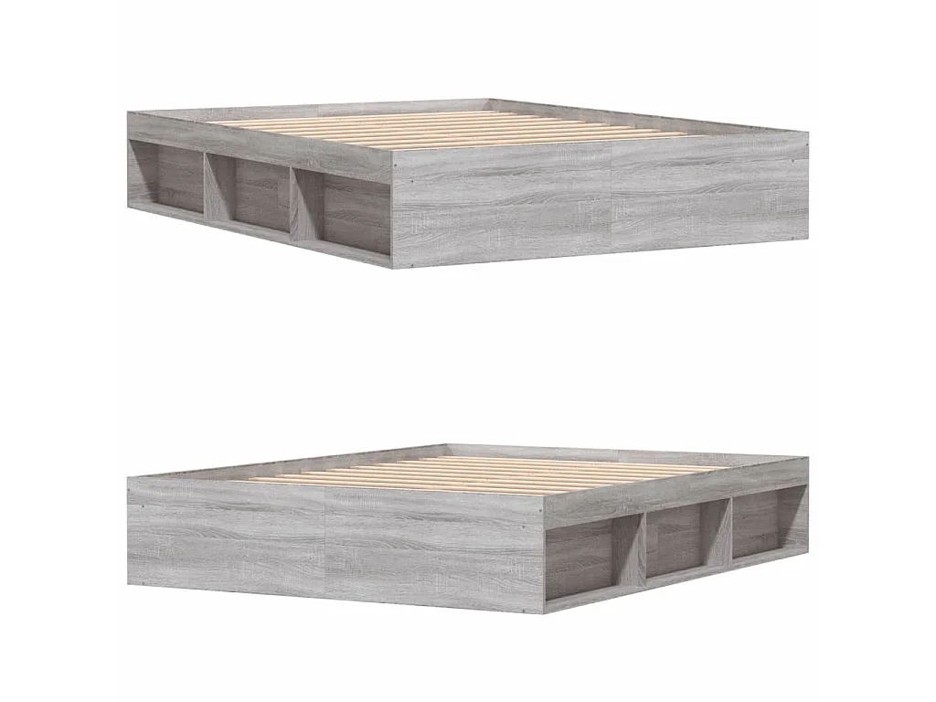 Cama 140x190 cm cinzento sonoma PT998602