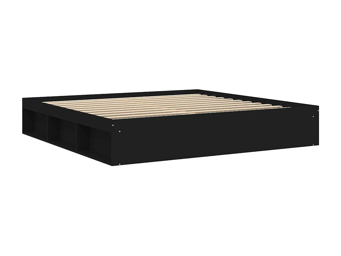 Lit-200x200 cm noir EGGB12071