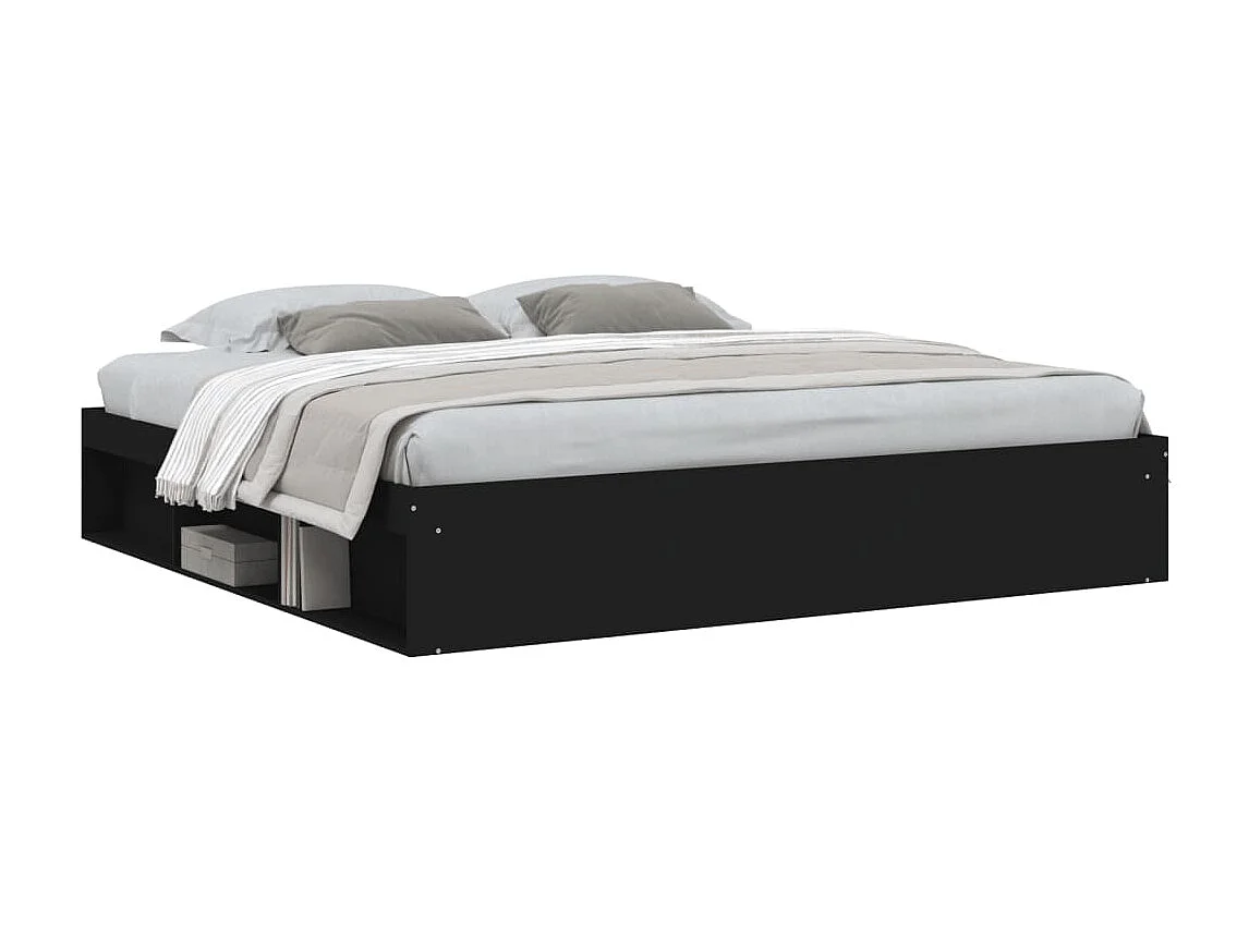 Bedframe zwart 200x200 cm NL30544