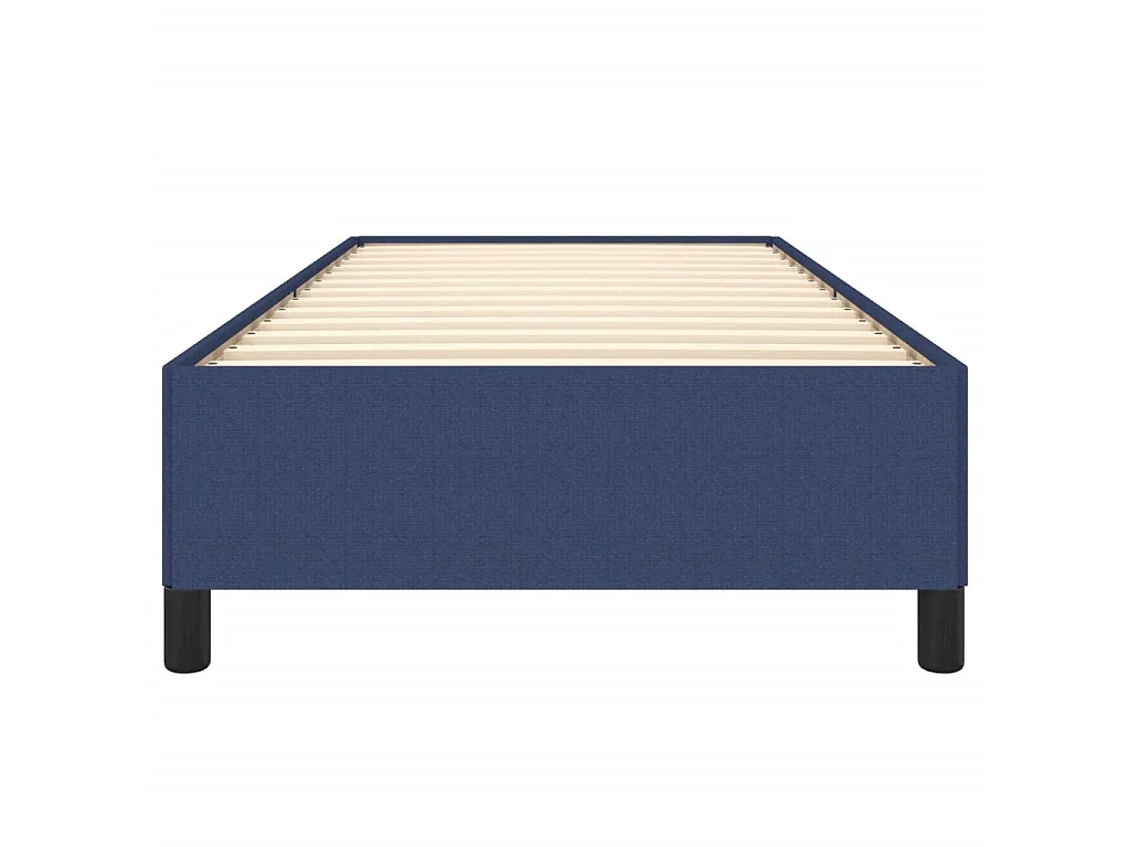 Cama 90x200 cm de tela azul ES41533