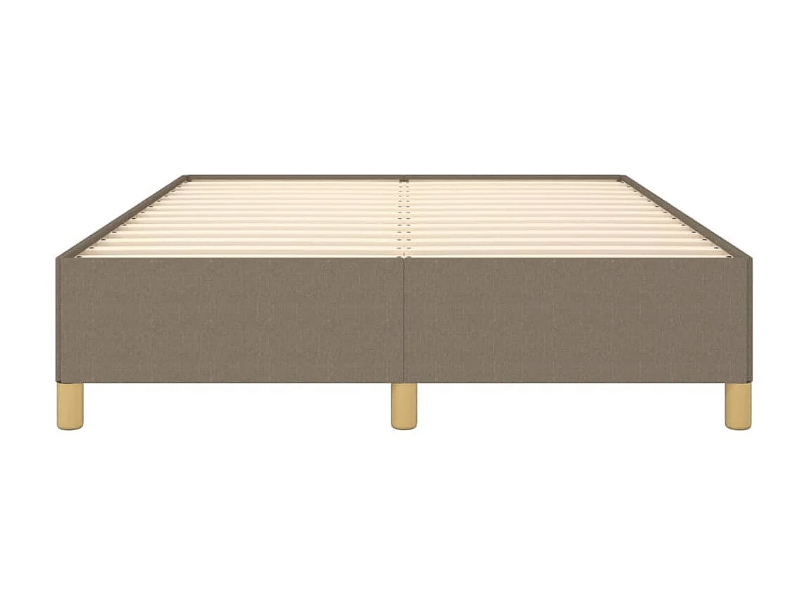 Lit-140x200 cm Taupe Tissu EGGB75167