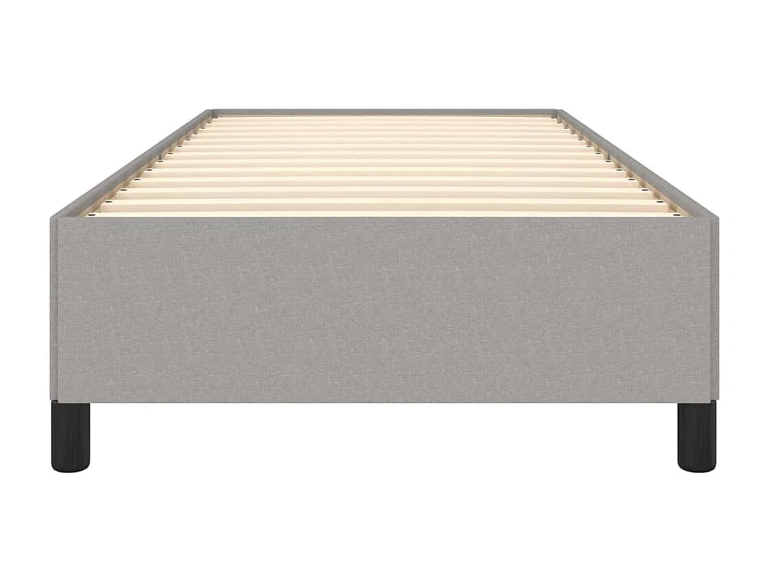 Cama em tecido 80x200 cm cinzento-claro PT482759