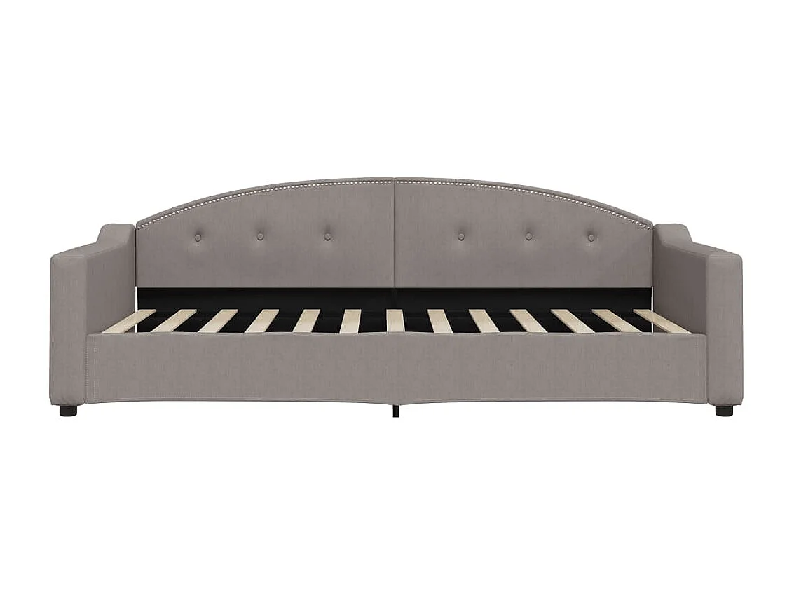 Tagesbett,Sofabett Taupe 100x200 cm Stoff -gkd82143