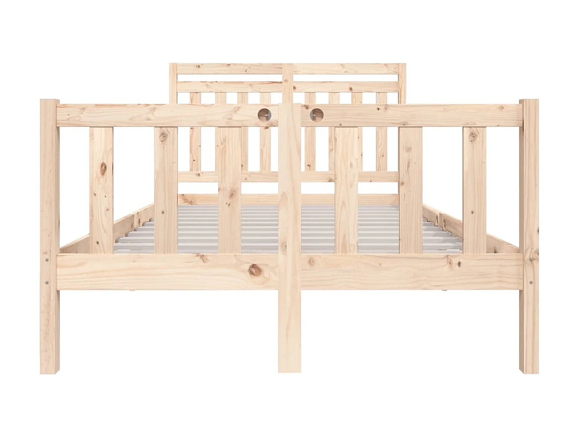 Lit-120x200 cm Bois massif EGGB69224