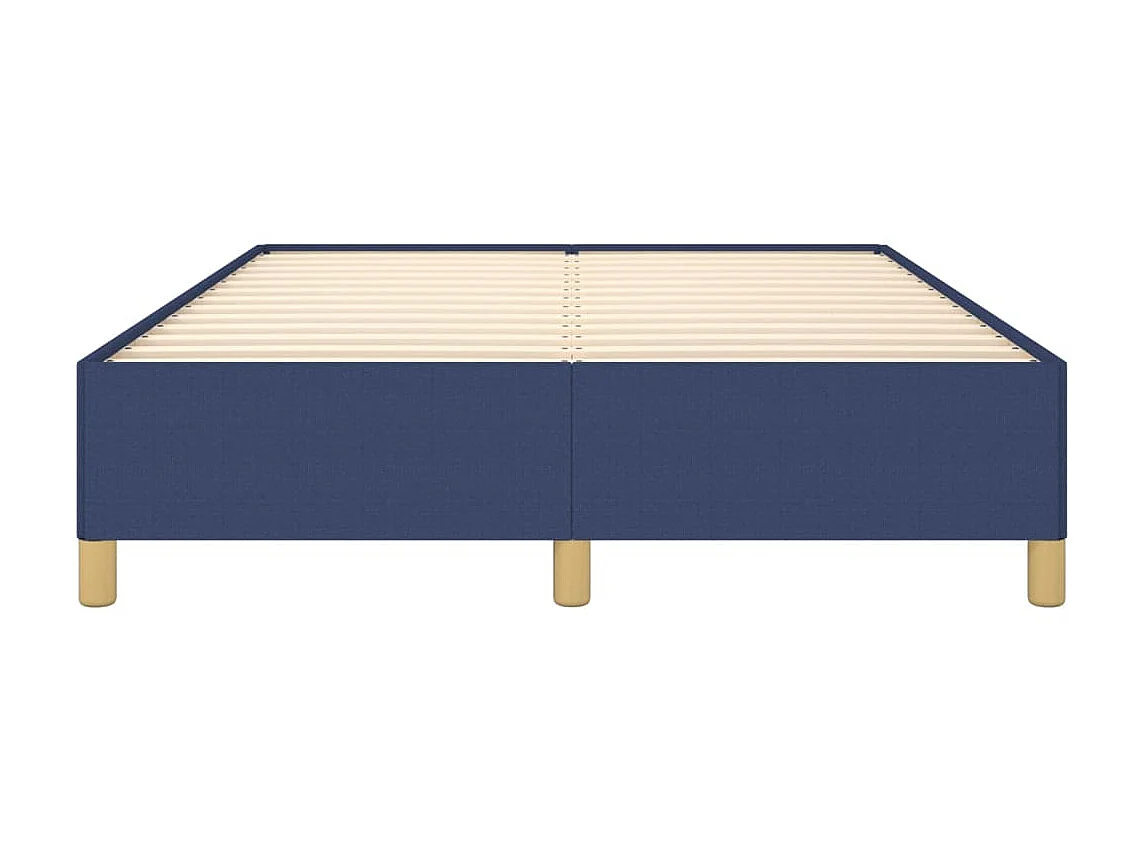 Lit-140x190 cm Bleu Tissu EGGB65257