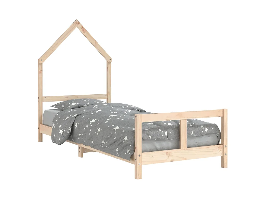 Lit-80x200 cm pour enfants bois de pin massif EGGB68721
