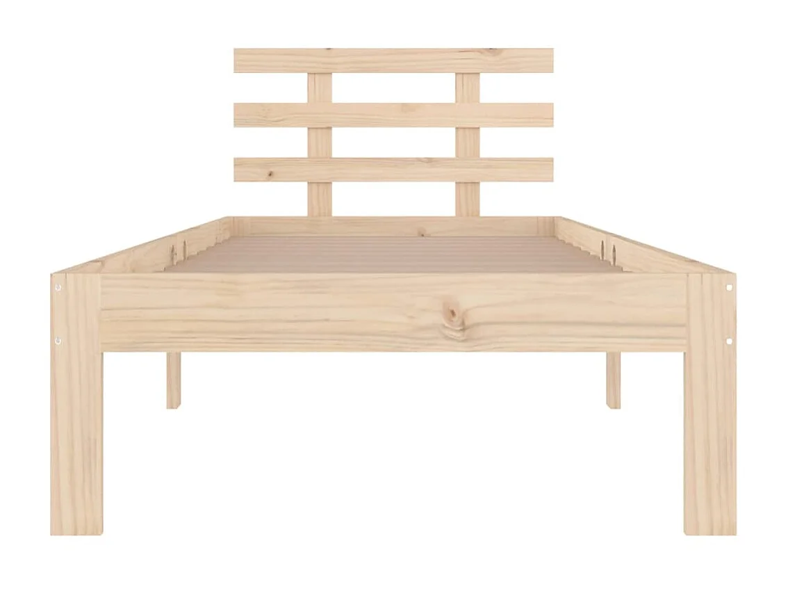 Lit-100x200 cm Bois massif EGGB70731