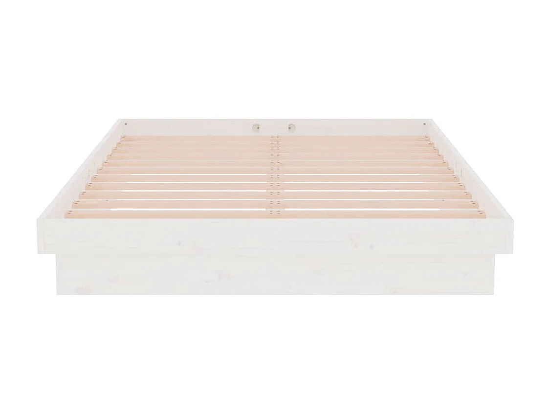 Lit-120x200 cm Blanc Bois massif EGGB97791