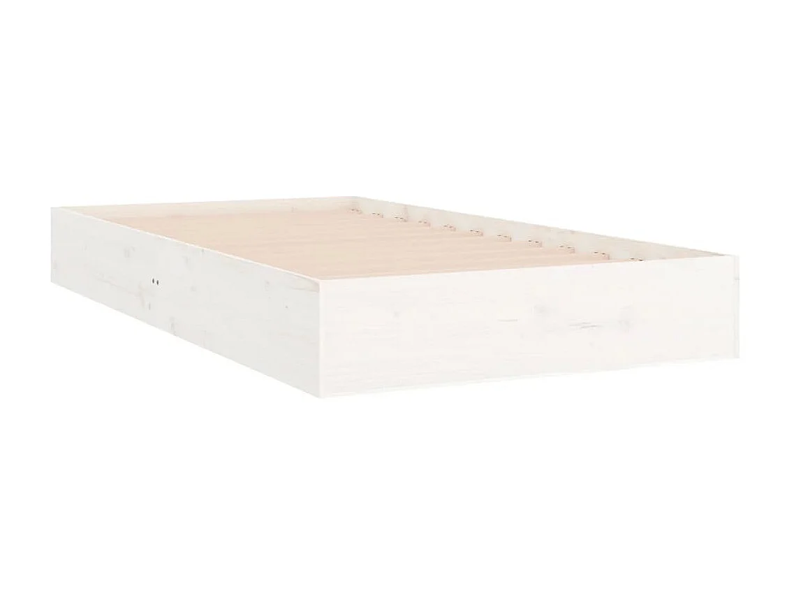 Lit-90x200 cm blanc bois massif EGGB65113