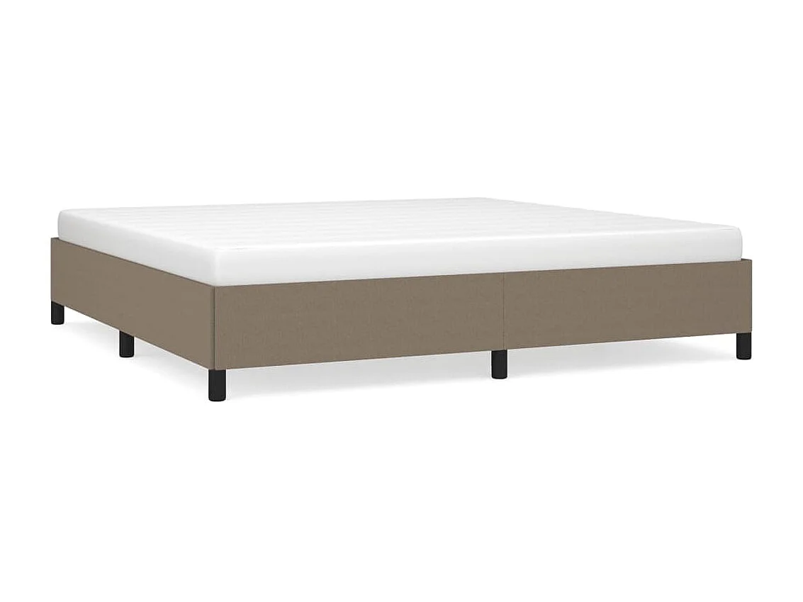 Cama tecido cinzento-acastanhado 200x200 cm PT622023