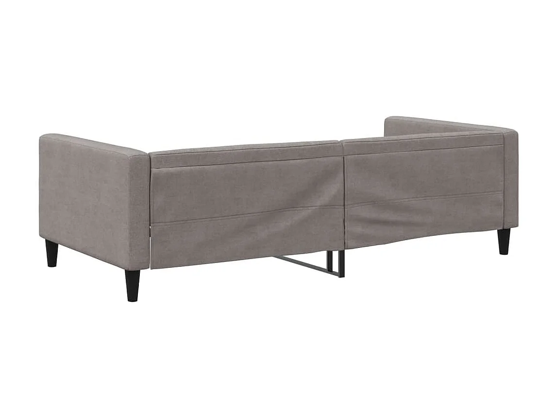 Tagesbett,Sofabett Taupe 100x200 cm Stoff -gkd69046