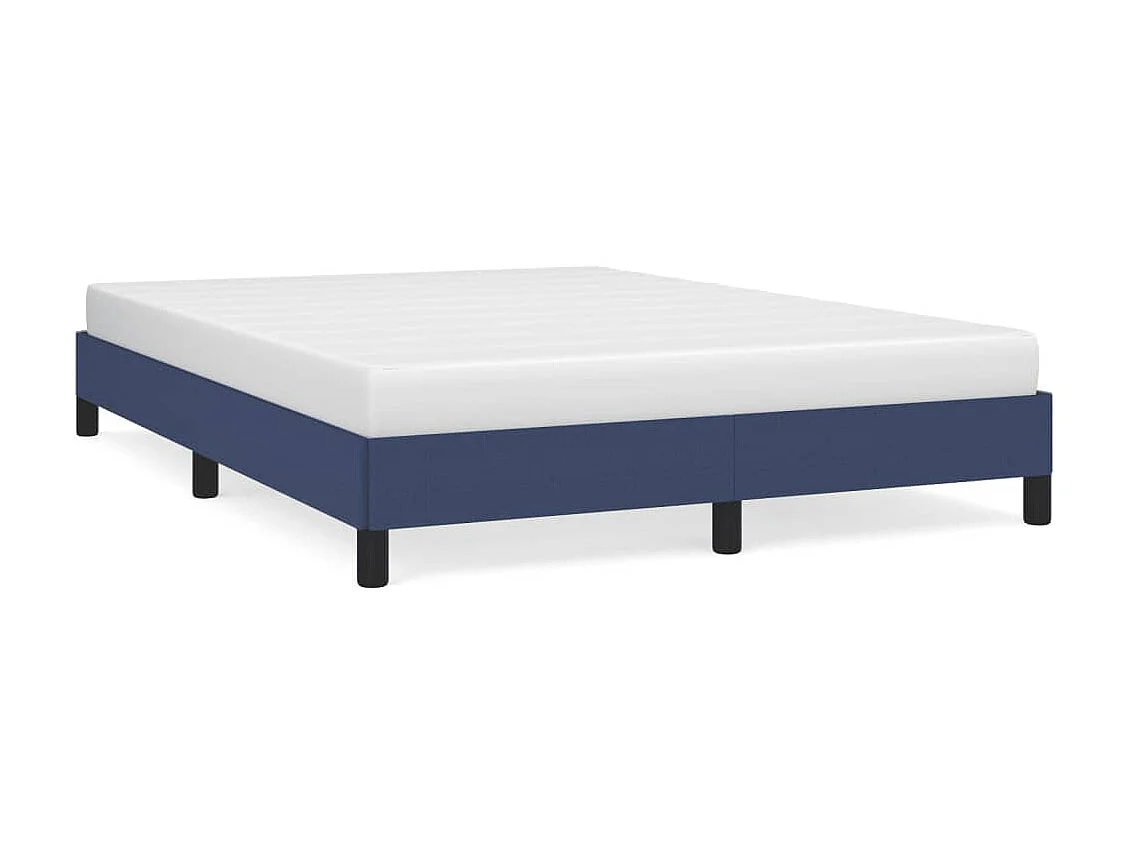 Bedframe stof blauw 140x200 cm NL85695