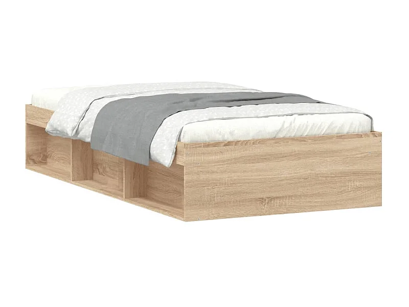 Bedframe sonoma eikenkleurig 90x190 cm NL55713