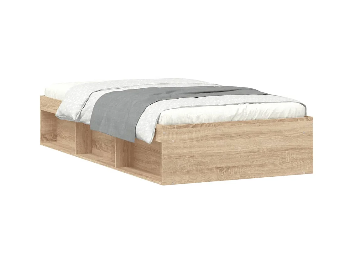 Lit-90x190 cm chêne sonoma EGGB71248
