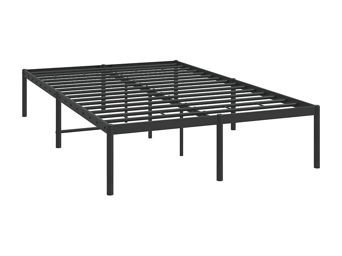 Lit-120x190 cm métal noir EGGB33296