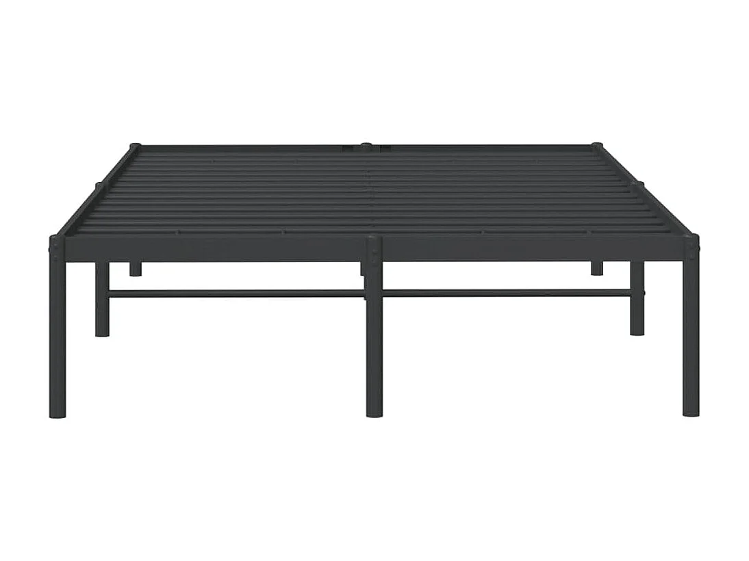 Lit-120x190 cm métal noir EGGB33296