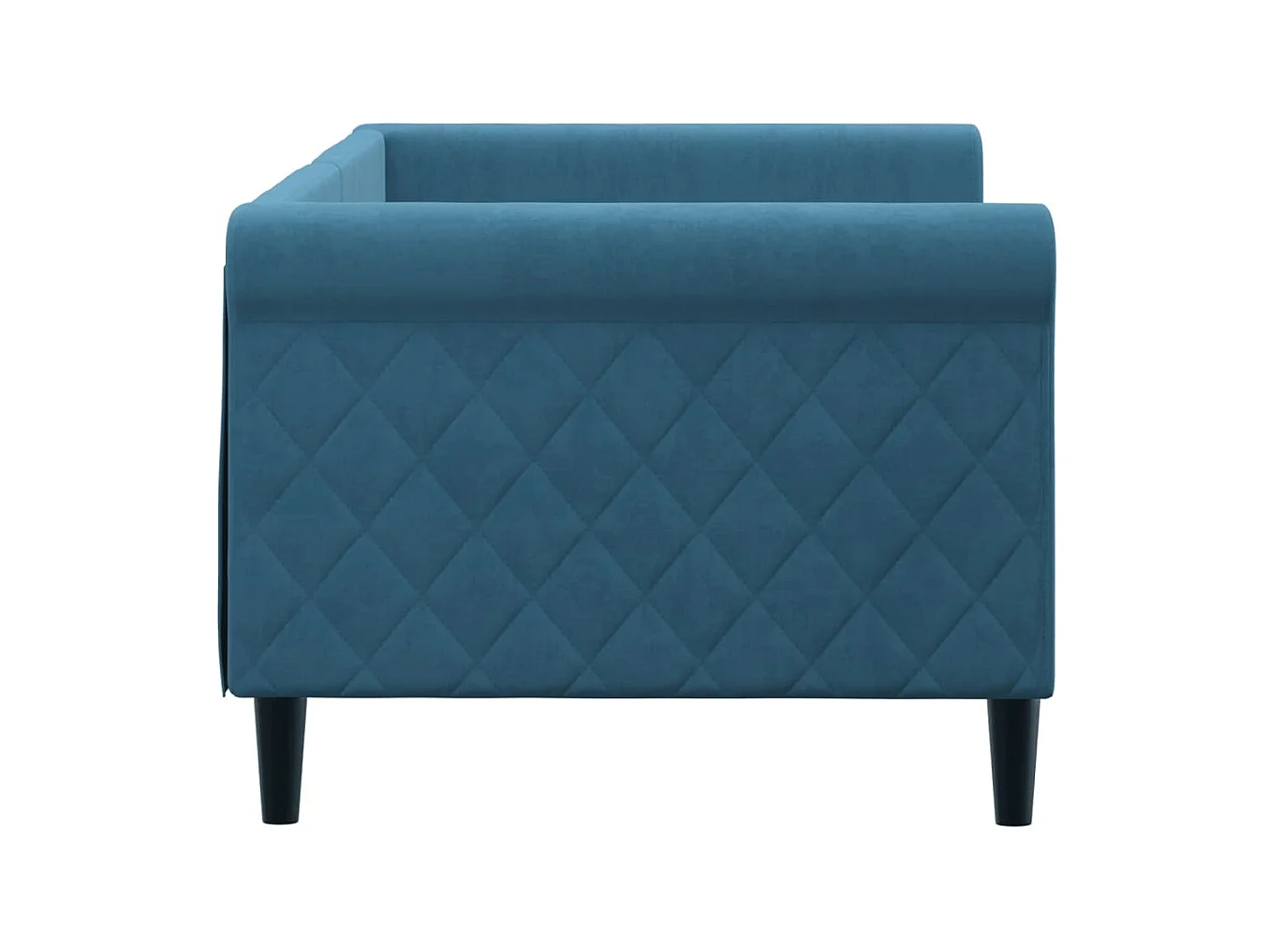 Lit-80x200 cm de repos bleu velours EGGB84235