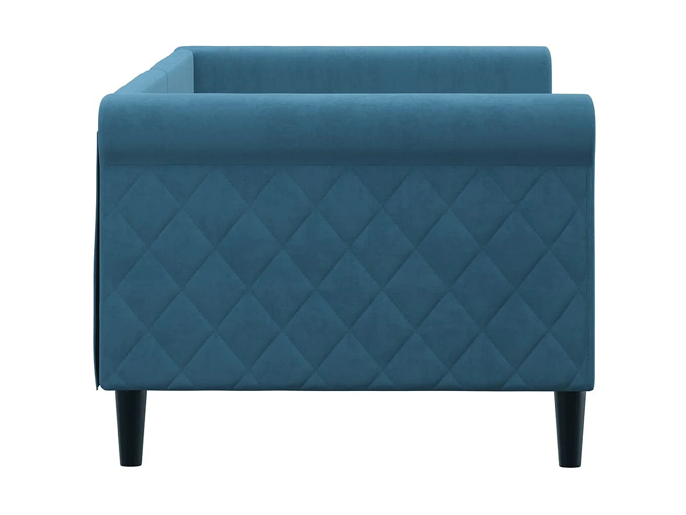 Lit-80x200 cm de repos bleu velours EGGB84235