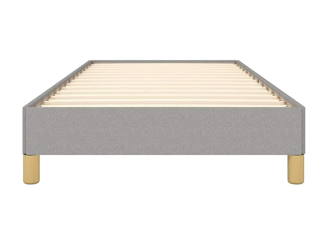 Lit-80x200 cm Gris clair Tissu EGGB65791