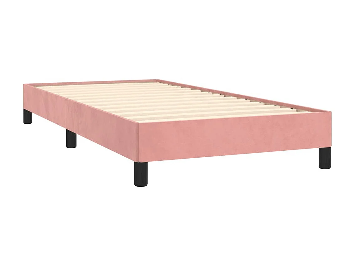 Bedframe fluweel roze 90x190 cm NL41903