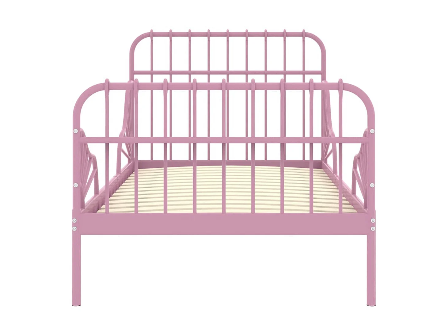 Lit-80x200 cm extensible Rose Métal EGGB36227