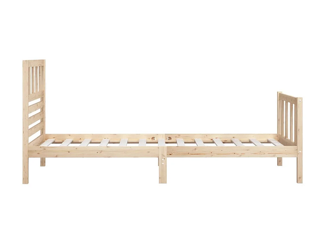 Cama 90 x 200 cm madeira maciça PT700479