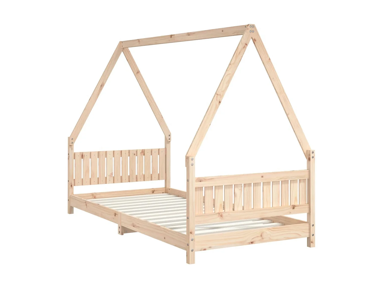 Lit-90x200 cm pour enfants bois de pin massif EGGB75634