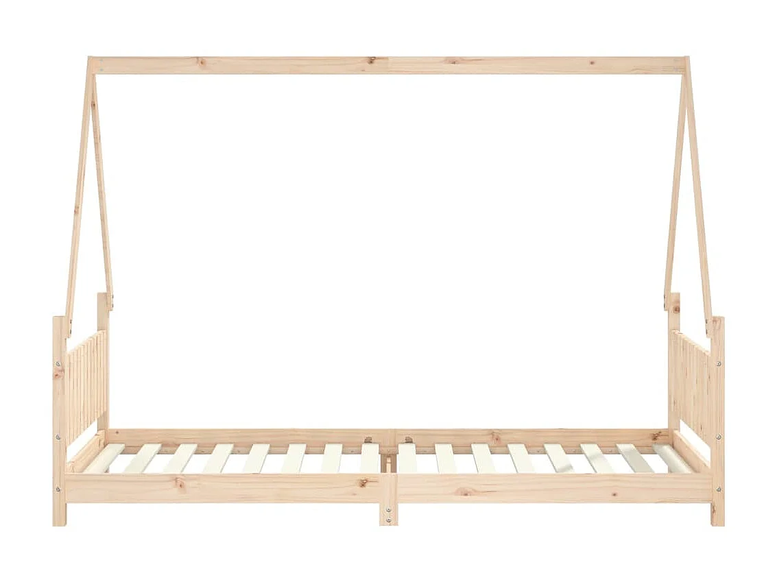Lit-90x200 cm pour enfants bois de pin massif EGGB75634