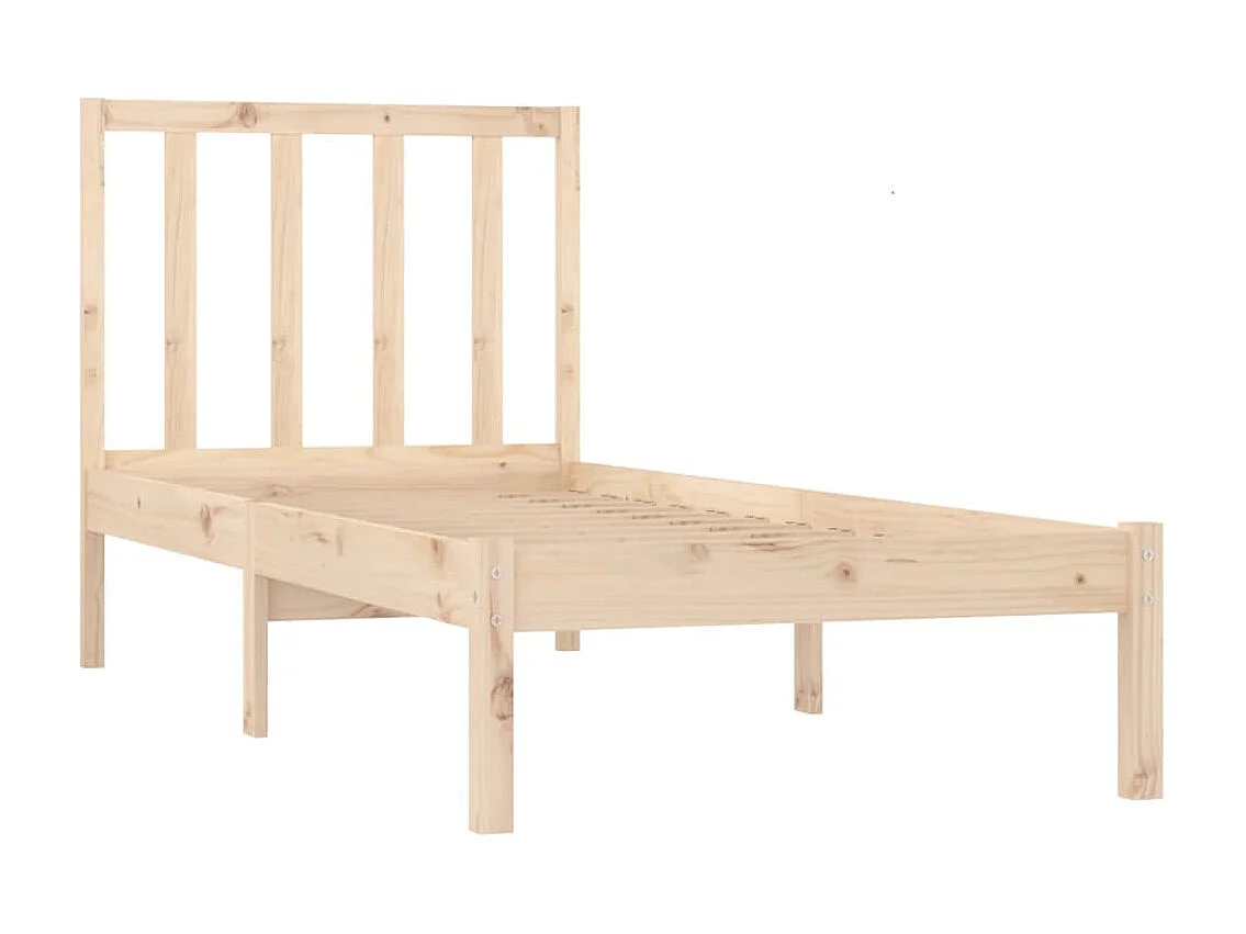 Lit-90x200 cm Bois de pin massif EGGB55659