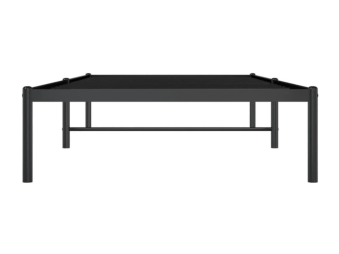 Lit-90x200 cm métal noir EGGB86560