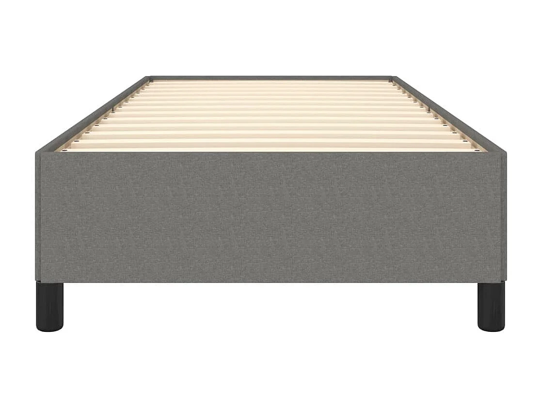 Lit-80x200 cm Gris foncé Tissu EGGB22263