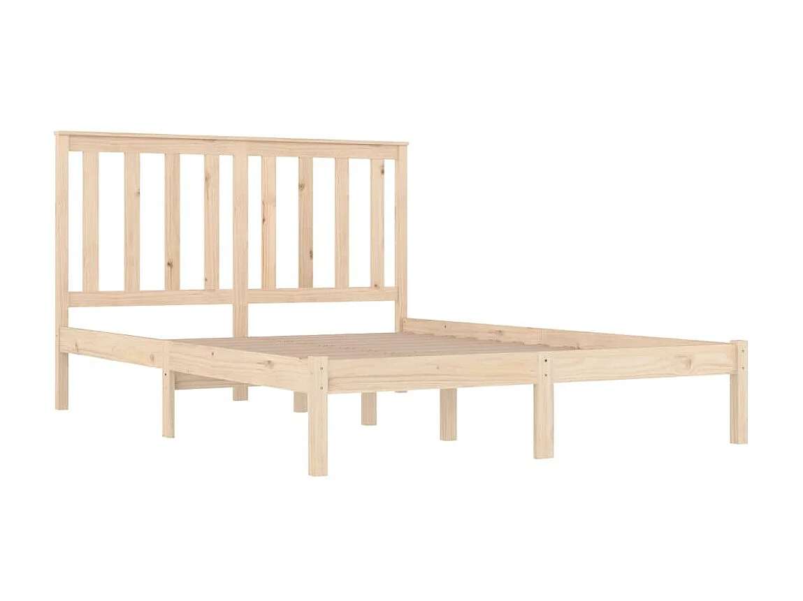 Cama 135x190 cm madera maciza de pino ES19322