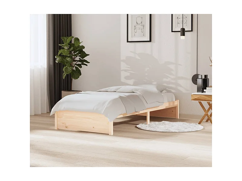 Cama 90x200 cm madeira maciça PT704454