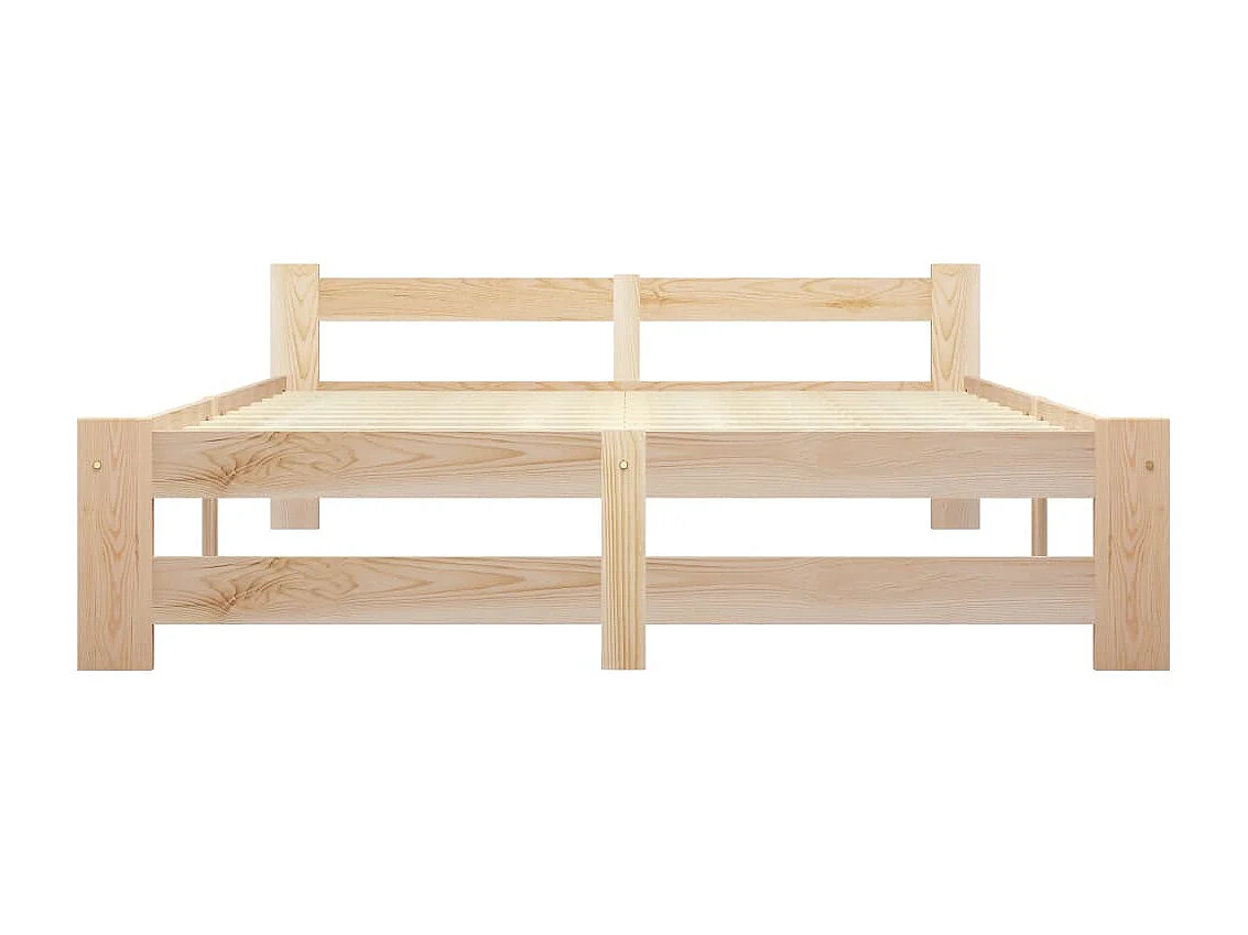 Lit-180x200 cm Bois de pin massif EGGB69788