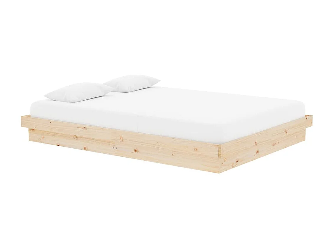 Bedframe massief hout 135x190 cm NL43912