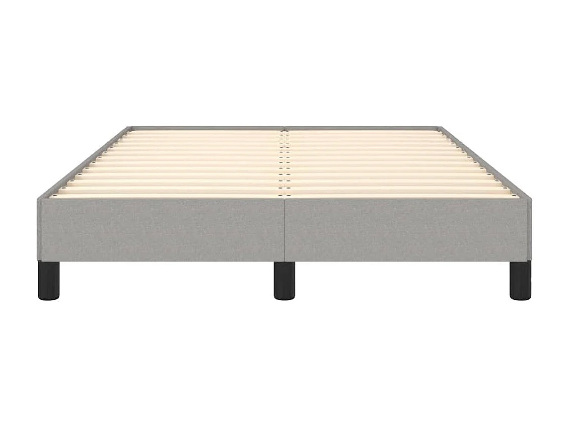 Lit-120x200 cm Gris clair Tissu EGGB61629