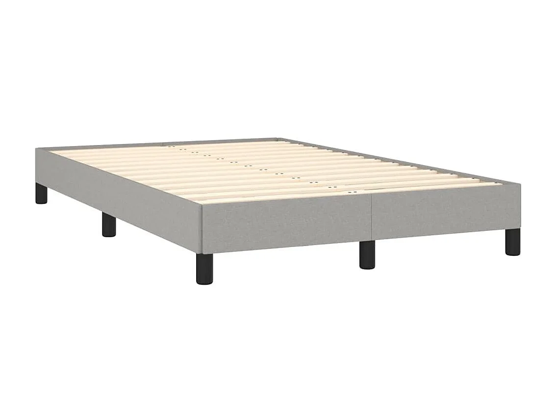 Bedframe stof lichtgrijs 120x200 cm NL59485