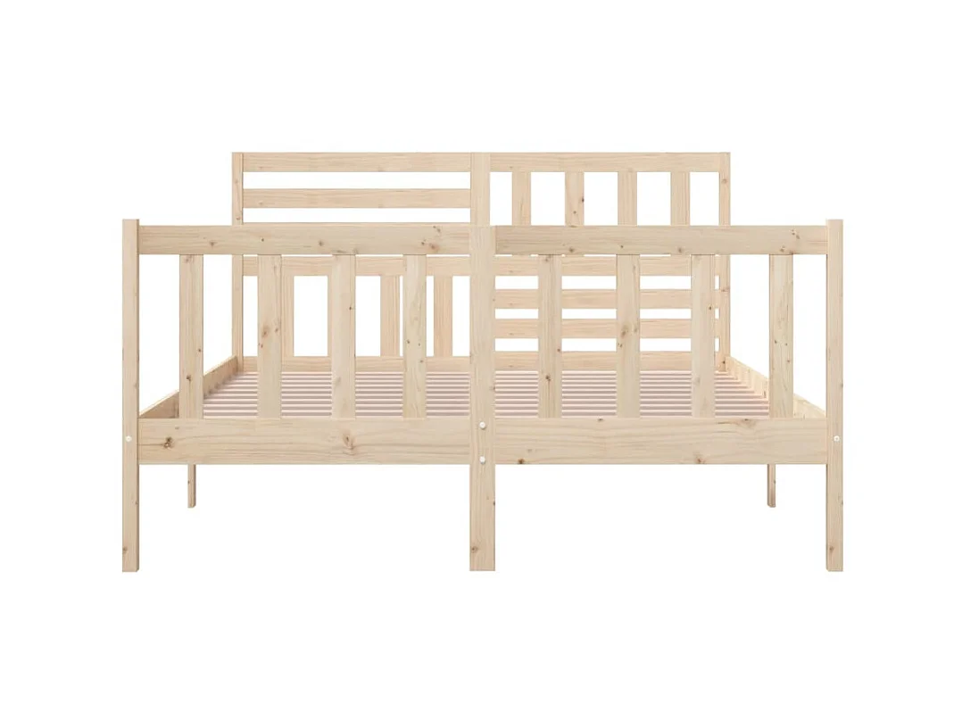 Lit-160x200 cm Bois massif EGGB39393