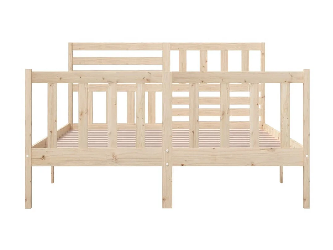 Lit-160x200 cm Bois massif EGGB39393