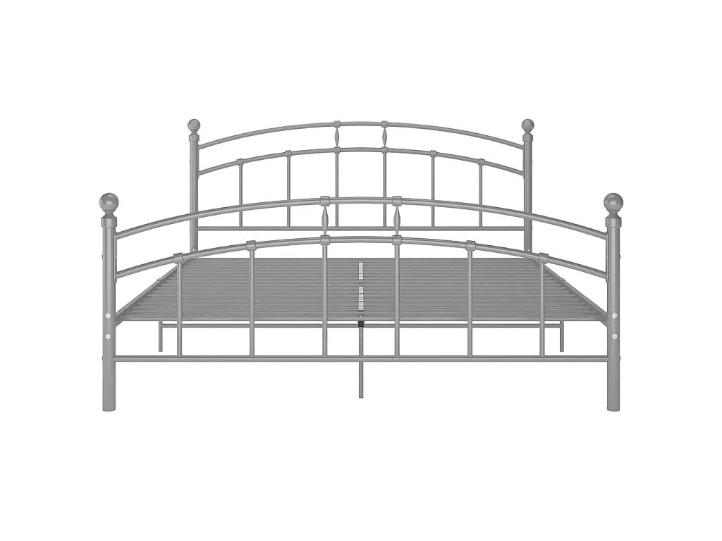 Bedframe metaal grijs 180x200 cm NL28950