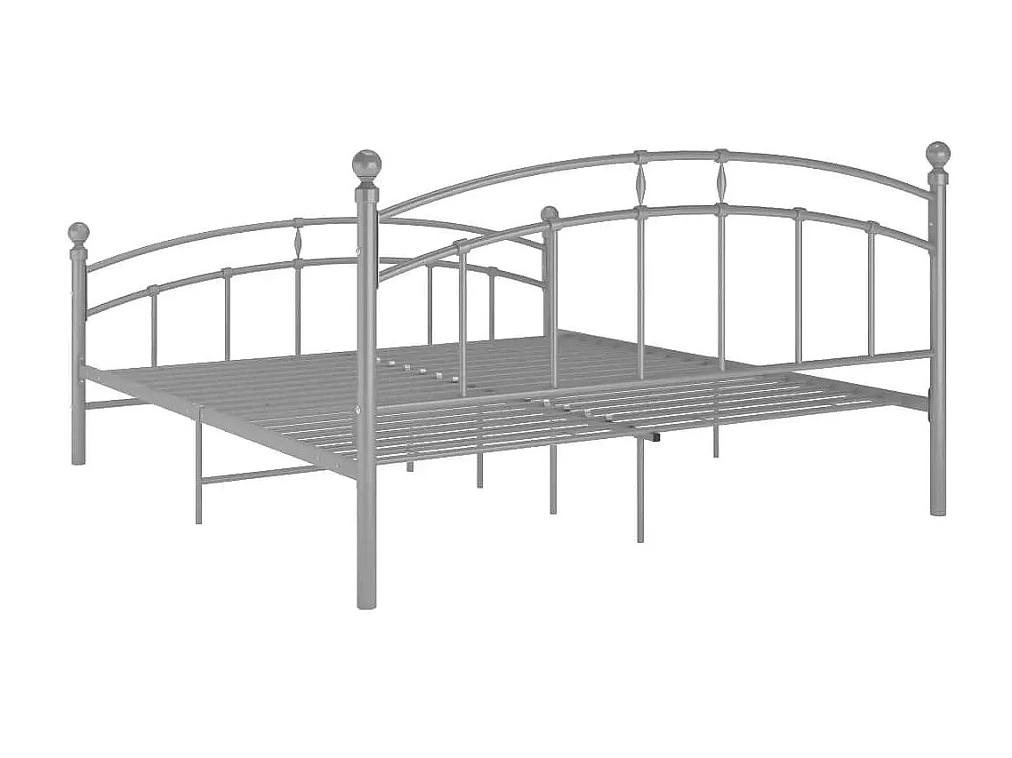 Bedframe metaal grijs 180x200 cm NL28950