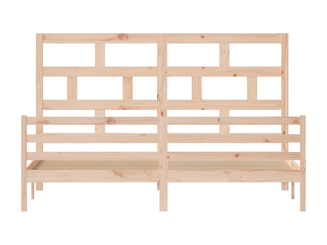 Bedframe massief grenenhout 200x200 cm NL27623