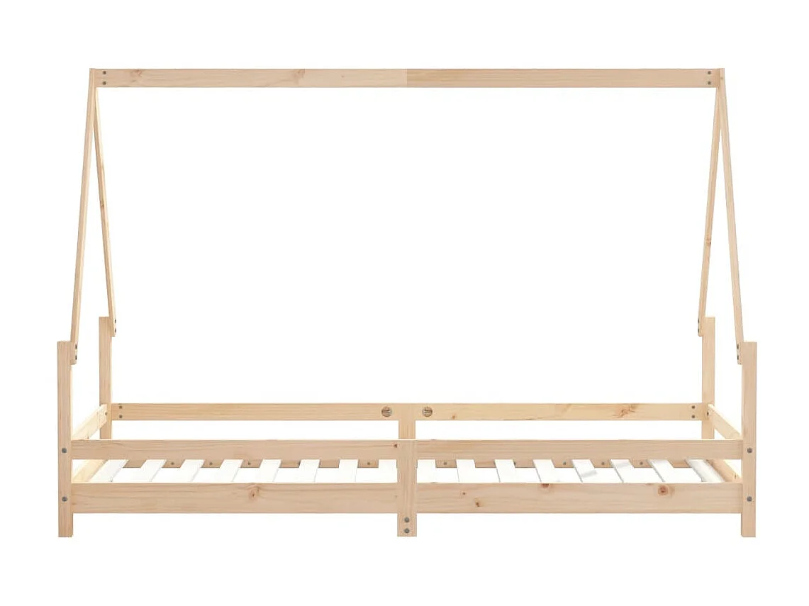 Kinderbedframe 90x200 cm massief grenenhout NL87831