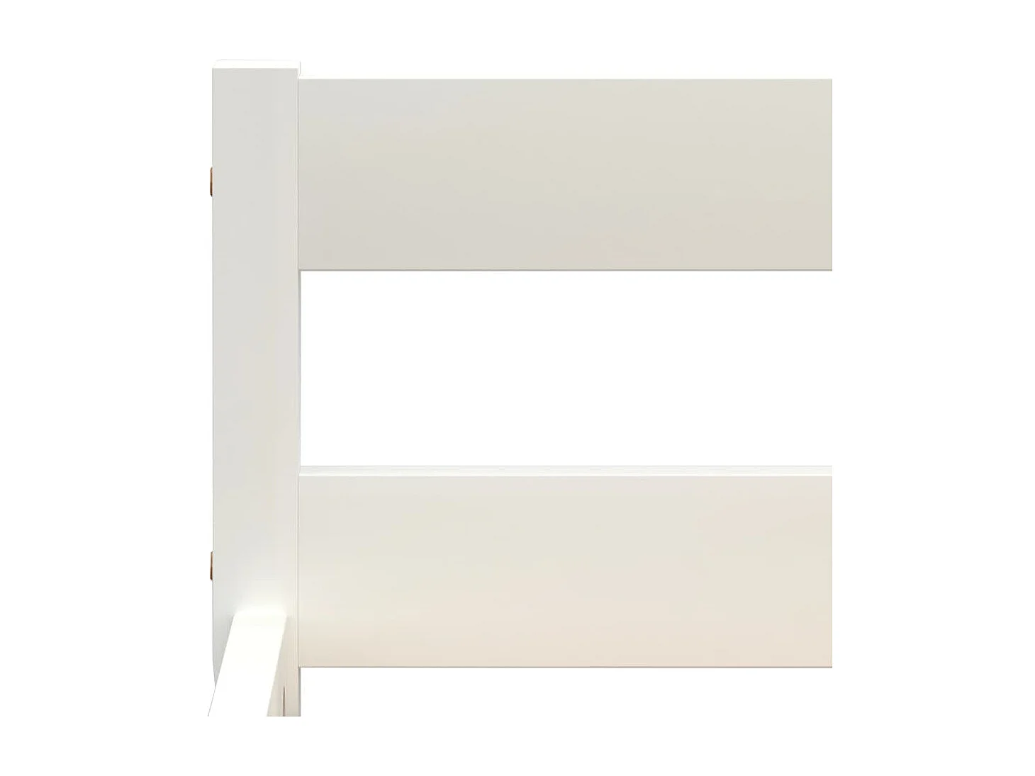Lit-90x200 cm Blanc Bois de pin massif EGGB22026