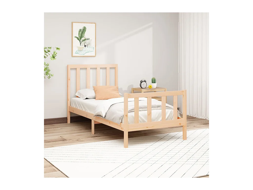 Bedframe massief grenenhout 100x200 cm NL41683