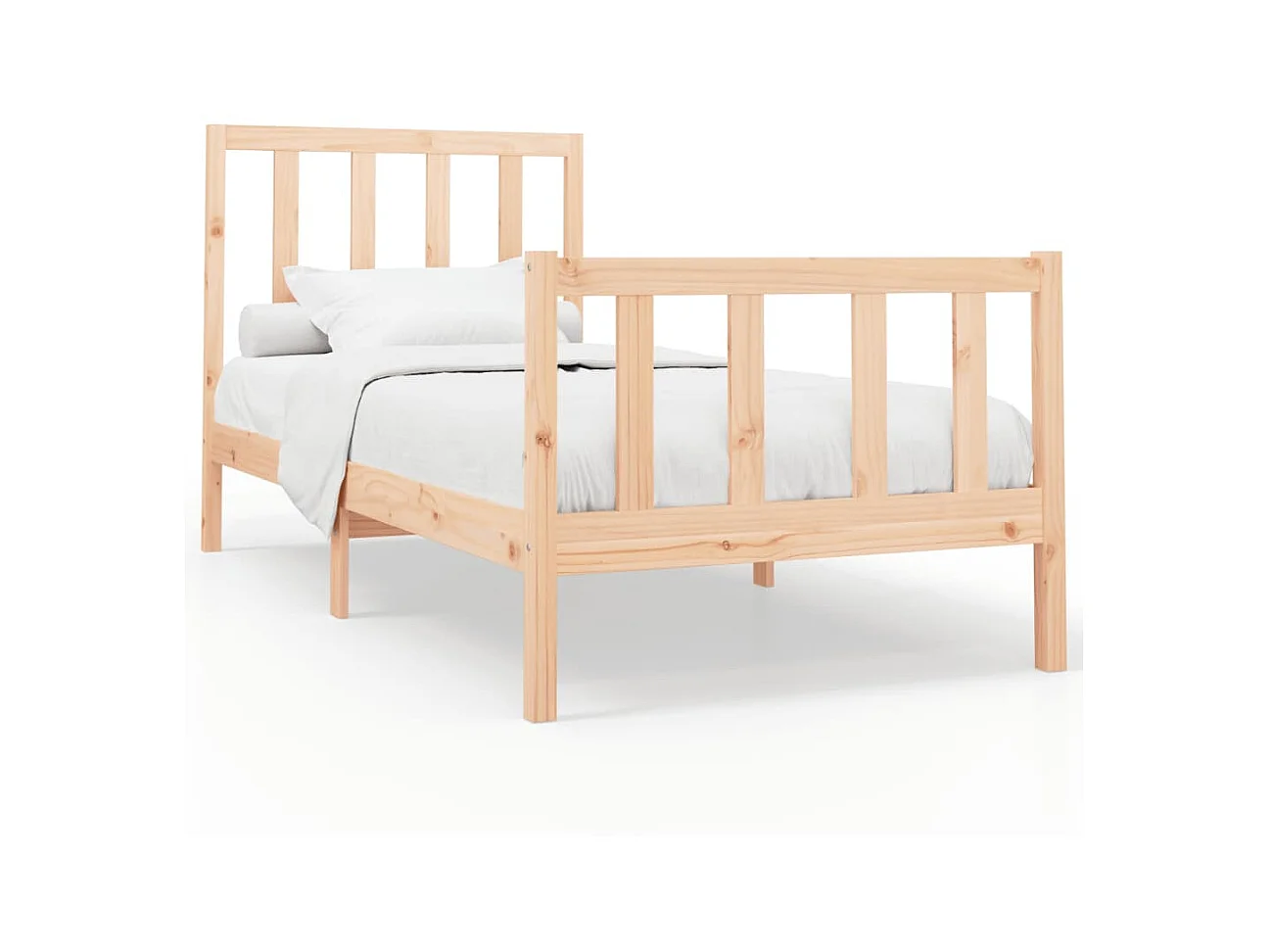 Lit-100x200 cm Bois de pin massif EGGB76169